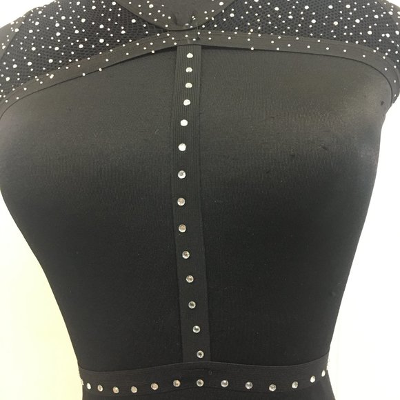 *LAST CHANCE* Fishnet Rhinestone 2PC Set - Minor Defect - Picture 3 of 4